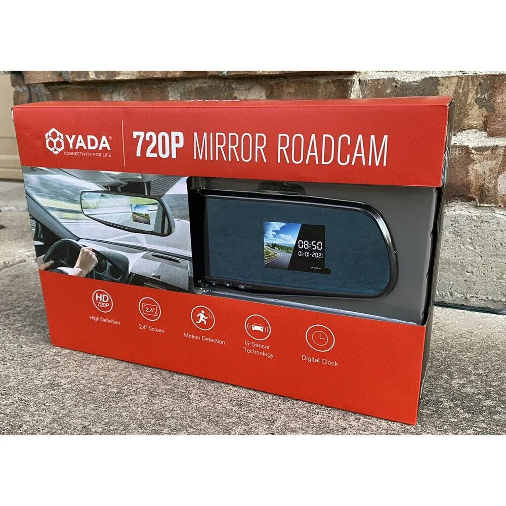 YADA 720p MIRROR ROADMAP 2.4' SCREEN 120DEGREE ANGLE MOTION DETECTION